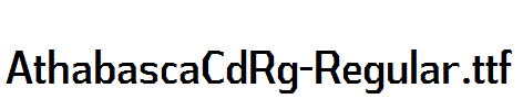 AthabascaCdRg-Regular