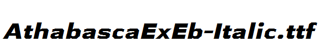 AthabascaExEb-Italic