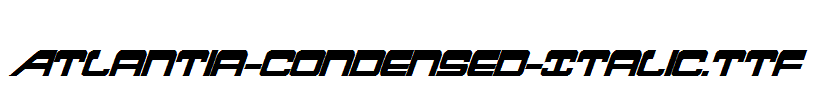 Atlantia-Condensed-Italic