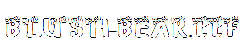 BLUSH-BEAR