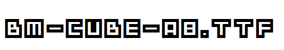 BM-cube-A8.ttf