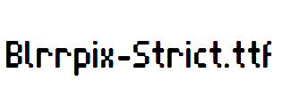 Blrrpix-Strict