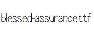 blessed-assurance