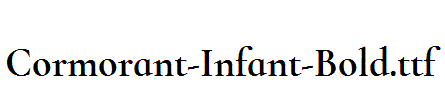 Cormorant-Infant-Bold