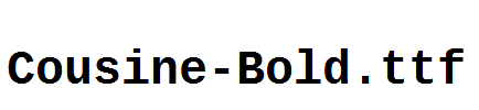 Cousine-Bold
