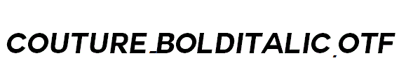 Couture-BoldItalic