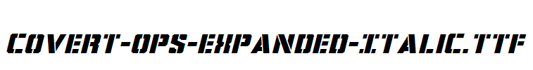 Covert-Ops-Expanded-Italic