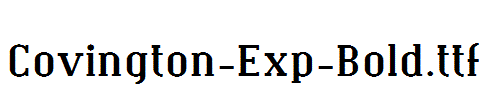 Covington-Exp-Bold