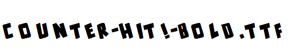 counter-hit!-Bold