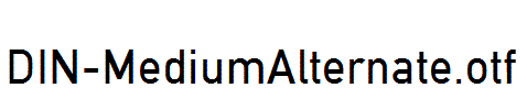 DIN-MediumAlternate.otf