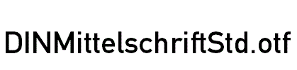 DINMittelschriftStd.otf