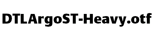 DTLArgoST-Heavy.otf