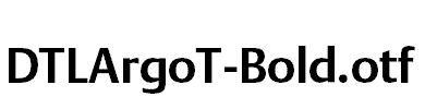 DTLArgoT-Bold.otf