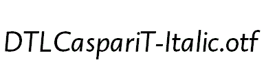 DTLCaspariT-Italic.otf