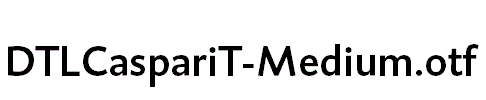 DTLCaspariT-Medium.otf