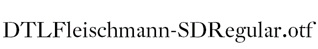 DTLFleischmann-SDRegular.otf