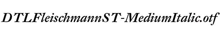 DTLFleischmannST-MediumItalic.otf