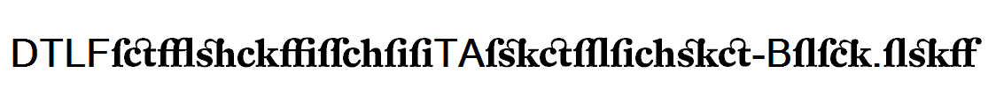 DTLFleischmannTAlternate-Bold.otf