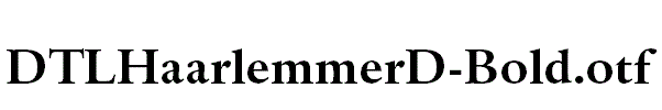 DTLHaarlemmerD-Bold.otf