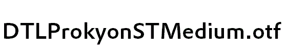 DTLProkyonSTMedium.otf