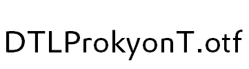 DTLProkyonT.otf