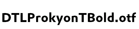 DTLProkyonTBold.otf