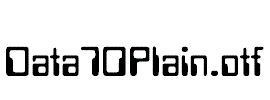Data70Plain.otf