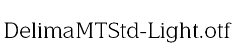 DelimaMTStd-Light.otf