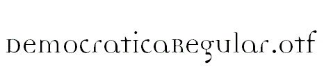 DemocraticaRegular.otf