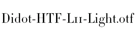 Didot-HTF-L11-Light.otf