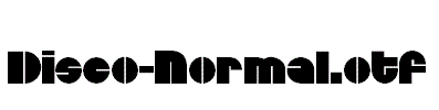 Disco-Normal.otf