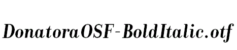 DonatoraOSF-BoldItalic.otf