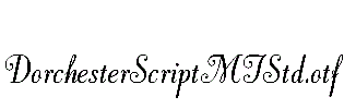 DorchesterScriptMTStd.otf