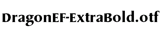DragonEF-ExtraBold.otf