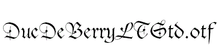 DucDeBerryLTStd.otf