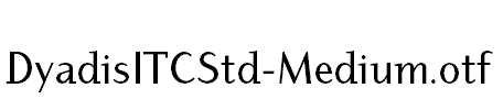 DyadisITCStd-Medium.otf