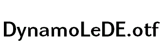 DynamoLeDE.otf