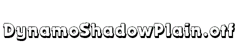 DynamoShadowPlain.otf