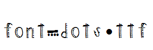 font-dots.ttf