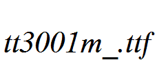 tt3001m_.ttf