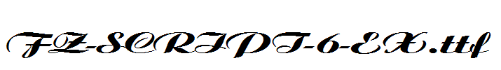FZ-SCRIPT-6-EX.ttf