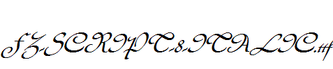 FZ-SCRIPT-8-ITALIC.ttf