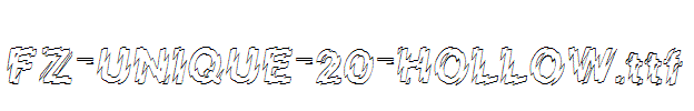 FZ-UNIQUE-20-HOLLOW.ttf