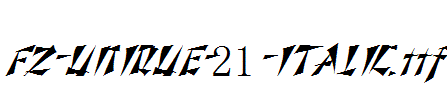 FZ-UNIQUE-21-ITALIC.ttf