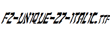 FZ-UNIQUE-27-ITALIC.ttf