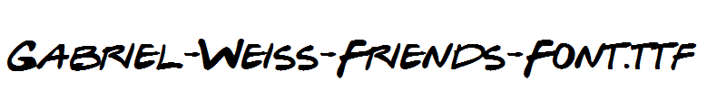 Gabriel-Weiss-Friends-Font.TTF