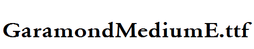GaramondMediumE.ttf