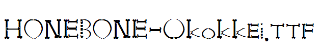 HONEBONE-Ukokkei.TTF