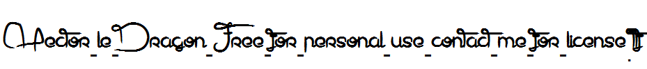 Hector-le-Dragon-Free-for-personal-use-contact-me-for-license.ttf