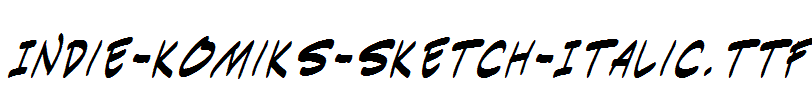Indie-Komiks-Sketch-Italic.ttf